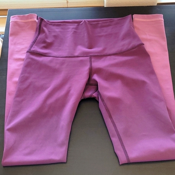Lululemon Wunder Under High Rise Ombre Purple Leggings - Picture 4 of 10